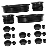 VALICLUD 20 Piezas Tapas de Plástico para Bidones Tapas de Barril Resistentes para Sellado de Tambores Químicos para de Almacenamiento de Agua para Barriles