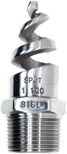 Gkirqvpe Men's Dn8 Chasing Spiral Cone Nozzles, Spiral Nozzle 316L Stainless Steel Thread Joint Dn8-Dn65 Chasing And Non-Chasing(Dn8 Chasing)