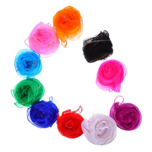 Garneck - Garneck 10pièces Foulards Pour Garçon Fille De Colorés Et Adaptés Danse Au Jeu Et Aux Spectacles