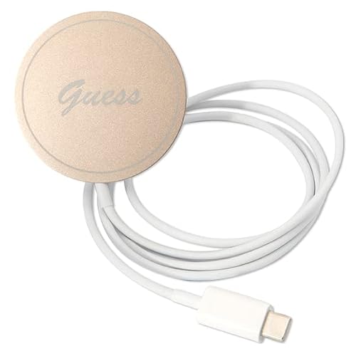 Guess Bundle Pack MagSafe 4G Ensemble coque pour iPhone 11 + chargeur MagSafe Or 3666339103385 - vue 7