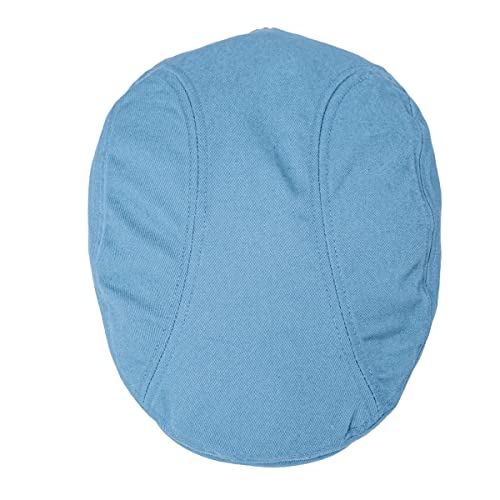 Image of BOTVELA Men Cotton Twill Newsboy Flat Ivy Driving Hat Fitted Cap
