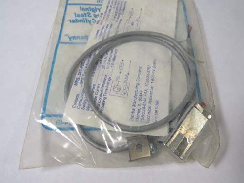 BIMBA MRS-.087-PBL 120 V, 2 Wire, 20MA [.087-PBL], 24 INCH (0.6M) Pigtail Leads, Heavy Duty MRS Band Switch, LED, Magnetic Reed Switch, Without Band