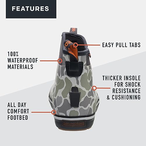 Image of Grundens Men's DECK-BOSS Ankle Boot | Durable, Waterproof