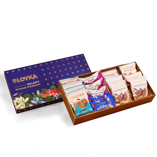 Loyka Bageecha Gift Box | Assorted Premium Chocolate & Nuts Hampe...
