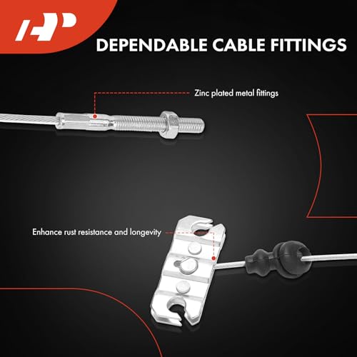 Cable de freno de estacionamiento delantero con funda de alta resistencia 3