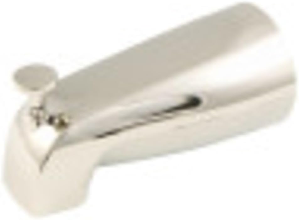Kingston Brass K189A6 5-1/4 Inch Zinc Tub Spout with Diverter, Polished Nickel