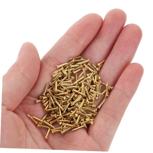 100 clavos de cabeza redonda pequeña de cobre para colgar cuadros y manualidades miniatura 7