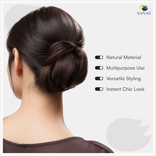 Image of Sanas Spiral U Pin Hair Pins for Women (10 Pcs) Juda Maker Bun Pins, Hair Accessories for Girls & Women, Juda Pin for Hair Bun Styling, Wedding Hair Pin (Silver) (10 Pcs)