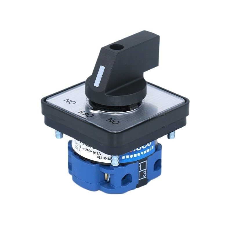 SZW26/LW26-20 20A 660V 64X64 48X48 mm Universal Rotary Cam Switch(D101.1 ON Off ON 48)
