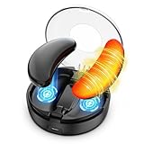 Calentador de Manos Recargable 2 Pieza 2000mAh Calienta Manos de Bolsillo con Estuche de Carga 6000mAh USB 3 Niveles Dual Calefacción Calentador de Manos Electrico Regalos para Hombres y Mujeres