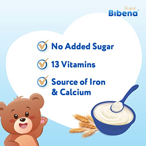 Bibena Infant Cereal Baby Food, Wheat & 5 Fruits, 250G