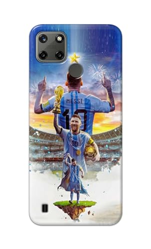 Image of Printed Hard Back Cover for Realme C25Y Back Cover (Famous Football Player -J2) -190724(EA)
