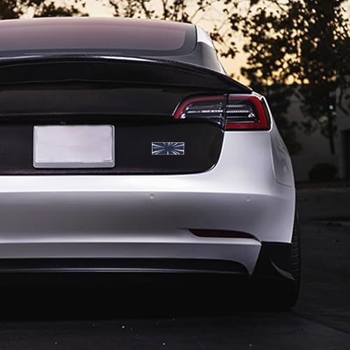 Image of Time Space Tunnel Emblem Badge Stickers for Tesla Tesla Model 3 Y X S Cybertruck Semi Roadster, Performance Edition Ludicrous Decal for Tesla Car Rear Trunk Boot Lid Exterior Decorative Accessories
