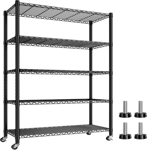 Xcity 5-Tier Heavy Duty Metal Shelving Unit