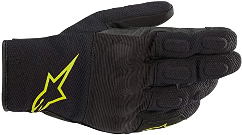 Alpinestars Motorradhandschuhe S Max Drystar Gloves Black Yellow Fluo, Black/Yellow/Fluo, L