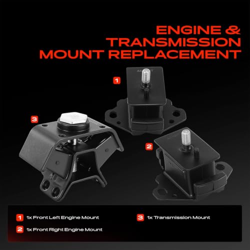 A-Premium Engine Motor Mount and Transmission Mount Kit, Set of 3 by A-Premium - Used condition - Image 3