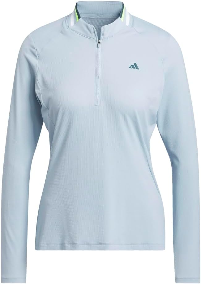 adidas Women's Ultimate365 Long Sleeve Mock Polo Shirt