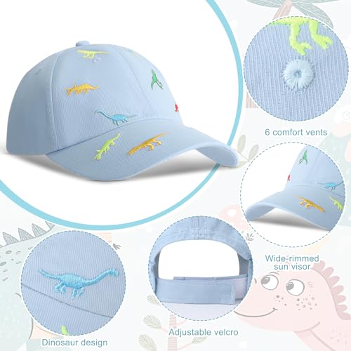 Gorra de béisbol de verano para niños de 2 a 5 años, set de 3 unidades multicolor 3