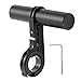 Gasea 10cm Longeur Extension de Guidon de Vélo Extender Bracket Lampe Lumière Téléphone Support d'Extension pour Guidon de Vélo avec Support en Alliage d'Aluminium pour Guidon de 25,5mm à 31,5mm