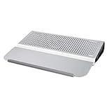 Flisdtry Base de radiador para laptop, soporte de refrigeración de aleación de aluminio, base de refrigeración para portátil