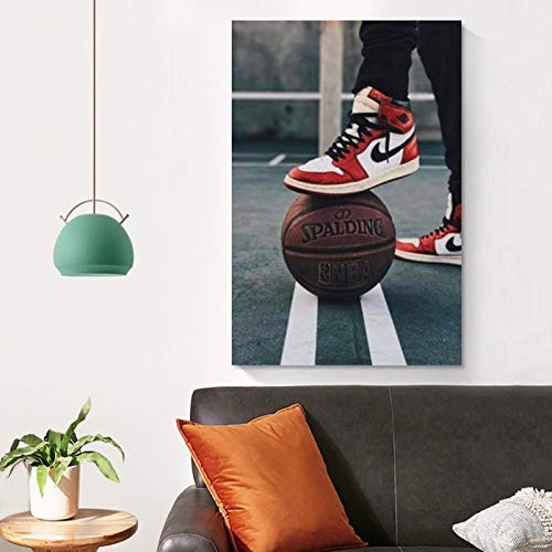 Stampa artistica da parete dipinta su tela con