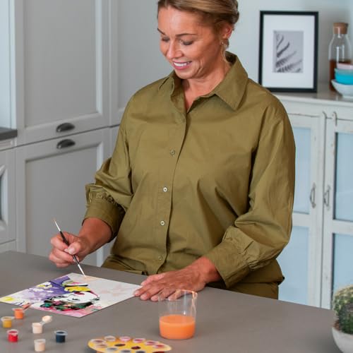 Ravensburger – CreArt 30x40 cm – Adulte – Peinture par numéros – Audrey Hepburn – Activité détente et créative – 25526 - vue 5