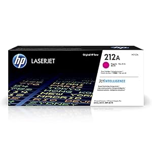 HP 212A Magenta Toner Cartridge Printers | Works with Color LaserJet Enterprise M554, M555 Series; Color LaserJet Enterprise MFP M578 Series | W2123A