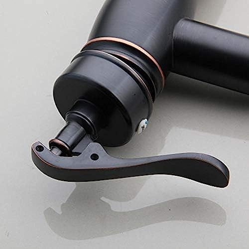 Mitigeur de lavabo bambou noir à commande unique pour économie d'eau - 5
