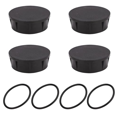 4uds Tapas para Cabezales de Aspersores Rain Bird Serie 1800, con Juntas Tóricas de Repuesto para el Modelo 1800XC Cubiertas Plástico Duraderas Sistemas Riego