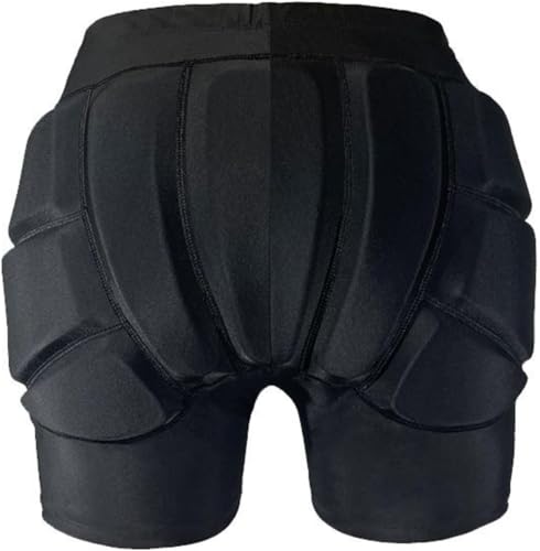 Patinaje y esquí infantil seguro usando pantalones protectores con almohadillas