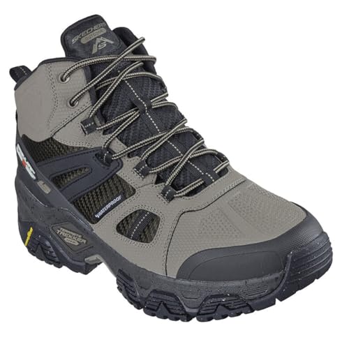 Skechers Men's Terrabite Trekker Outdoor Natural/Black Hi Top Shoes 13