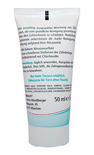 DERMAVET Lavapirox Zahnpasta vom Tierarzt mit Chlorhexidin- Vet Anti-Plaque C gegen Zahnstein und Zahnfleischentzündungen
