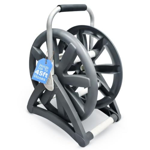 Aqua Select Hose Storage Reel | For Swimming Pool Cleaner and Vacuum Hoses | Holds Up To 45 ft Hoses (Not Included) | Storing VacTubes | Pool Cleaning and Maintenance