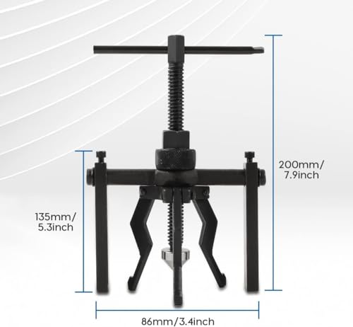 Image of Keaa Bearing Puller 3 Jaw Pilot Bearing Puller Blind Bearing Puller Set Bearing Pullers Bushing Gear Puller Small Inner Internal Bearing Puller Kit Car Motorcycle Wheel Pilot Bearing Removal Tool