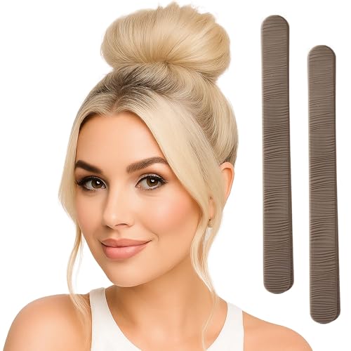 Bun Barz PONY-O marron accessoire cheveux pour queue de cheval et chignon sans élastique