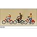 Riders on Mopeds (3) HO Scale Preiser Models