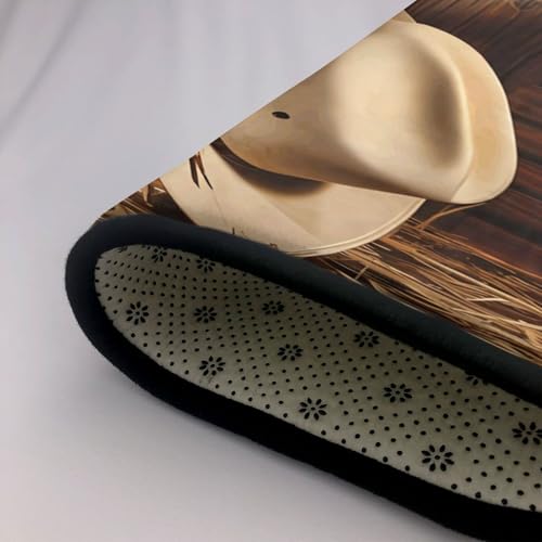 Alfombra de piel sintética bien elaborada estilo cowboy para decoración elegante de interiores 7