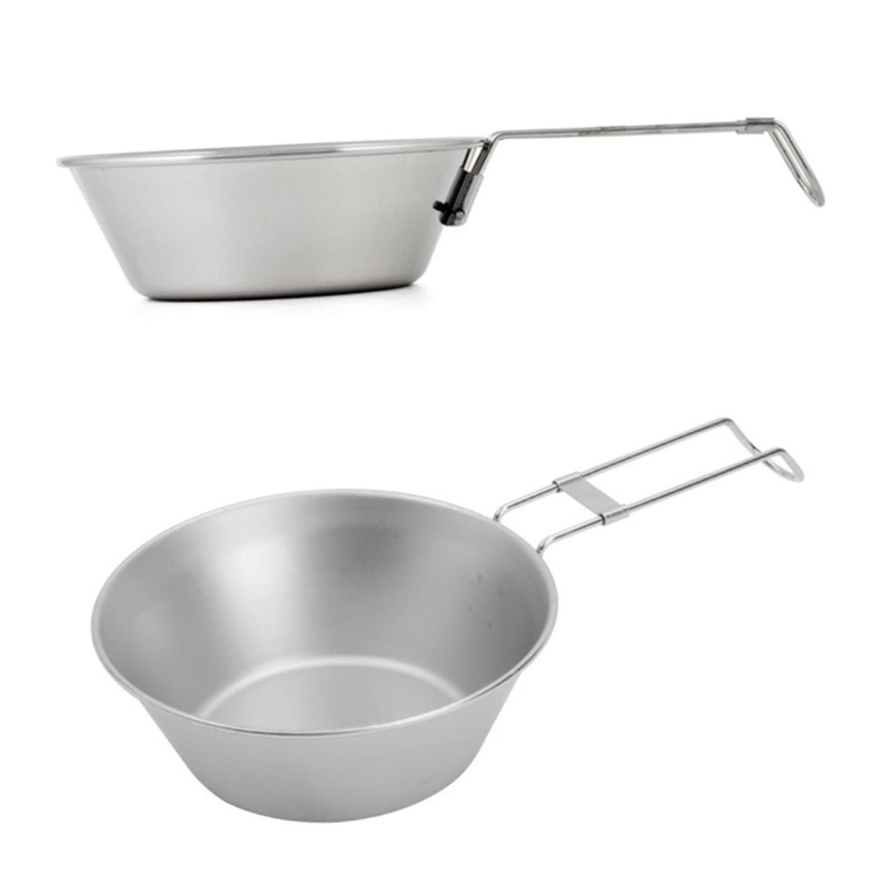 BESPORTBLE Collapsible Water Cup Camping Bowl Portable Stainless Steel Bowl for Outdoor Activities Hiking