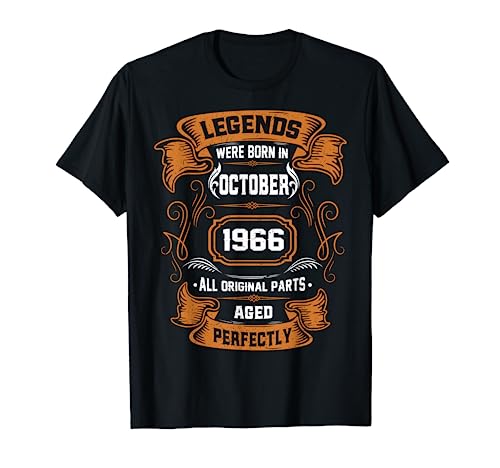 Las leyendas nacieron en octubre de 1966 regalo de cumpleaños Camiseta
