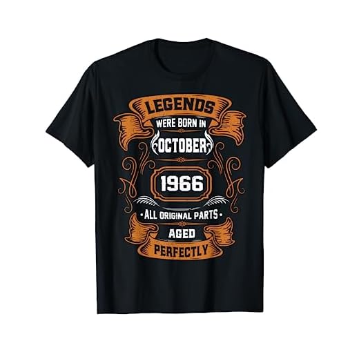 Las leyendas nacieron en octubre de 1966 regalo de cumpleaños Camiseta
