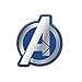 Produktbild Original Marvel Comics Avengers, Blau und Silber Logo Pin Badge