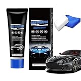Car Scratch Remover Compound,Professional Scratch & Swirl Remover for Car Paint Fast-Acting Polishing Compound with Applicator Sponge & Microfiber Cloth – Safe Hand Application