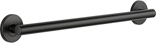 DELTA FAUCET 41824-BL Contemporary Decorative ADA Grab Bar 24 in, Matte Black