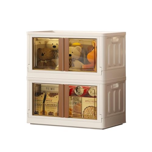 Boîte pliante en plastique avec couvercles pour le rangement de placard et maison