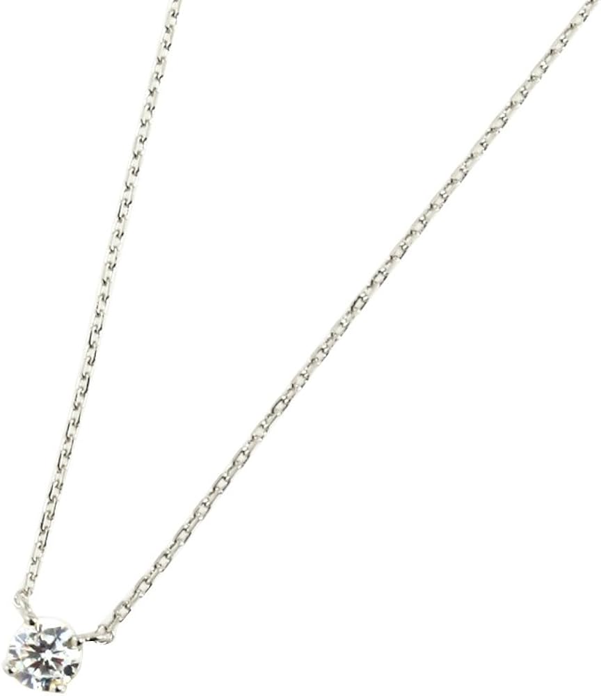 Cream Dot クリームドット ネックレス 18kコーティング ニッケルフリー ワンサイズ アレルギー一粒 ビジュー 在庫限り ジルコニア シルバー Cream Dot クリームドット ネックレス 18kコーティング ニッケルフリー ワンサイズ アレルギー一粒 ビジュー 在庫限り ジルコニア シルバー