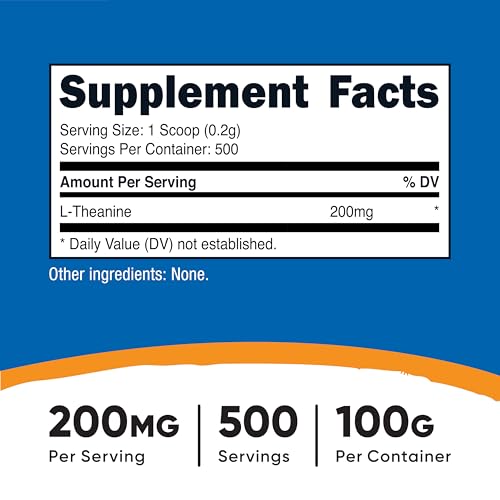 Nutricost L-テアニンパウダー 100g