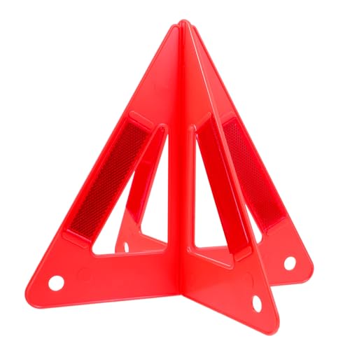 Triángulo Reflector de Emergencia para Carro Rojo miniatura 6