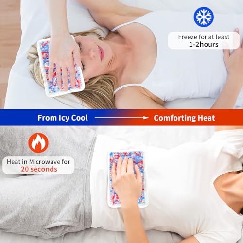 Image of Gel Ice Pack for Injuries Ice Bag with Strap-1 Pack Reusable Hot Cold Pack