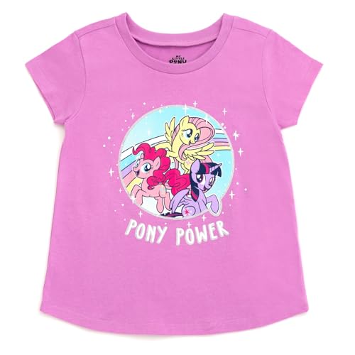 Image of My Little Pony Girls' Short Sleeve Tee Toddler to Big Kid