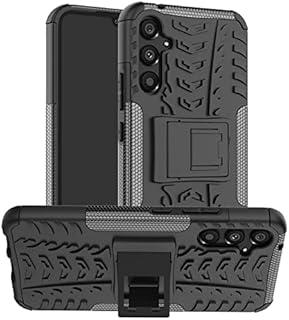 iCatchy for Samsung Galaxy A34 Case, Heavy Duty Hard Tough Dual Layer Hybrid Shockproof Cover compatible For Samsung Galaxy A34 Phone Case (Black)